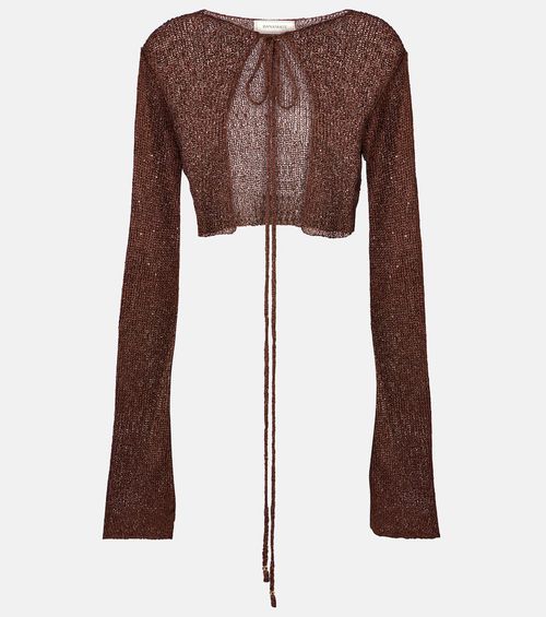 Alma sequined knitted cardigan