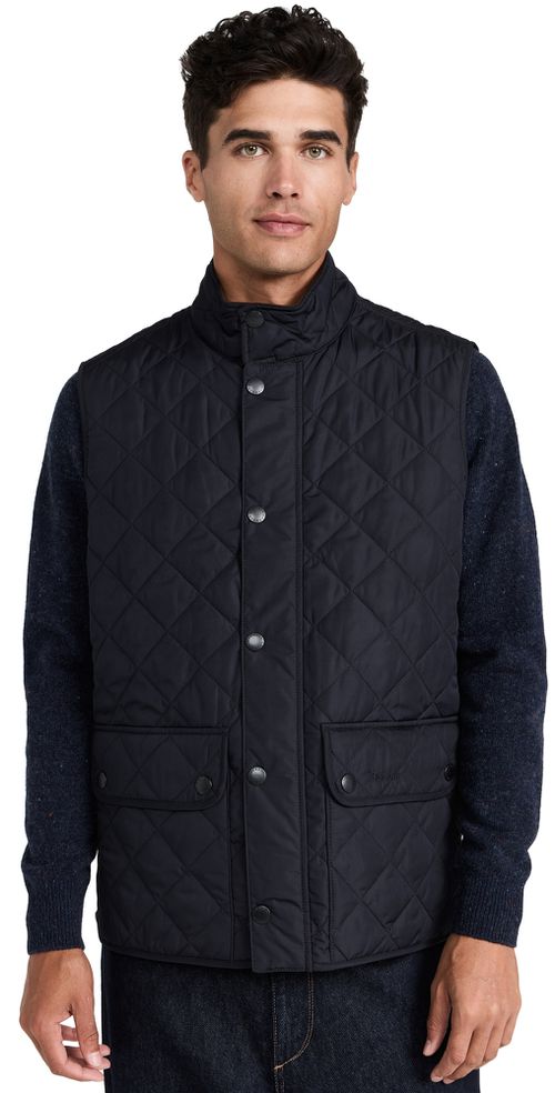 New Lowerdale Quilted Gilet Vest Navy 