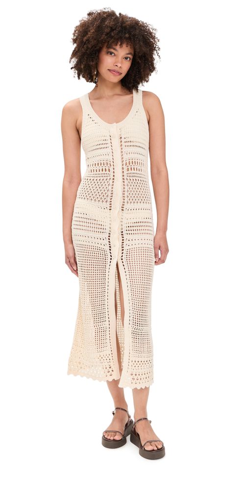 Zaro Dress Ecru