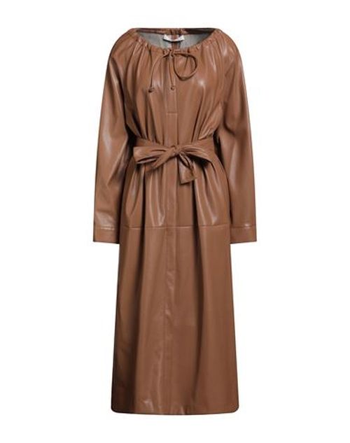 Woman Midi dress Camel Size 6 Polyester, Polyurethane