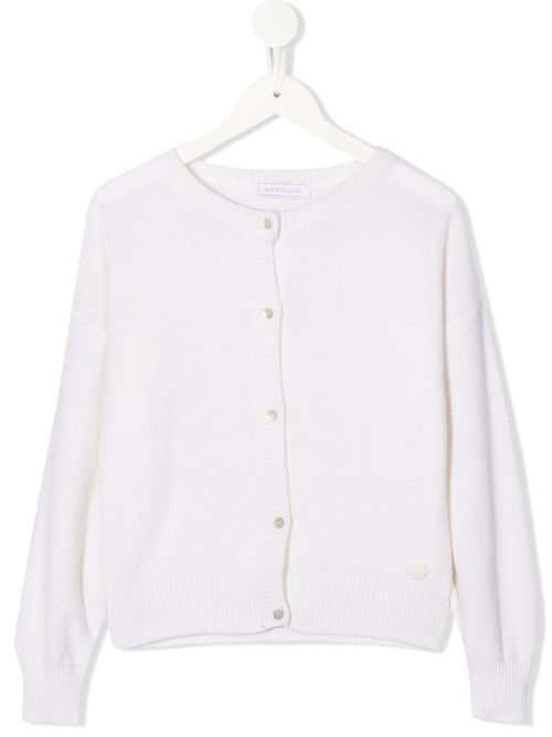 Round neck cardigan - Neutrals