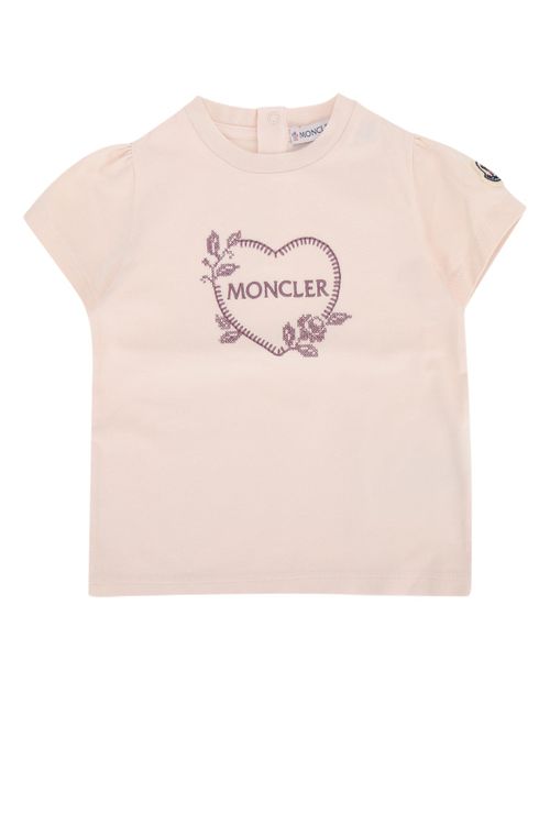 Logo-Embroidered T-Shirt — Pink