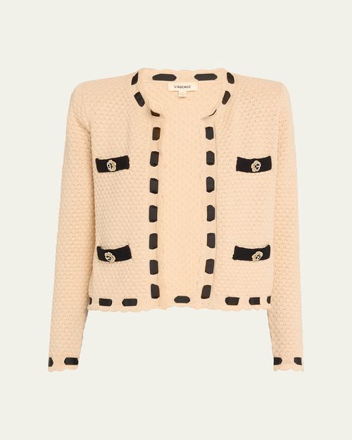 Astor Contrast Trim Cardigan