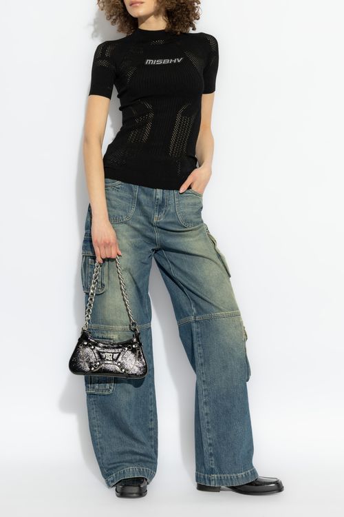 Top With Logo, Women's, Black