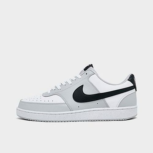 Men's Court Vision Low Casual Shoes in Grey Fog/White/Black