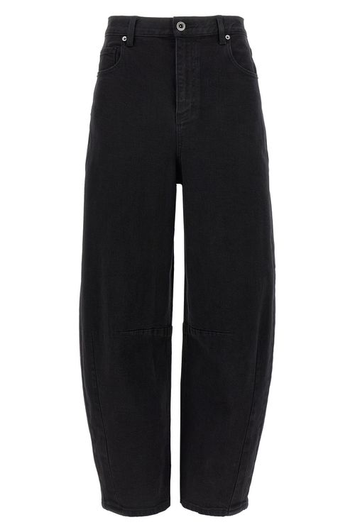 'Black Barrel Leg' Jeans