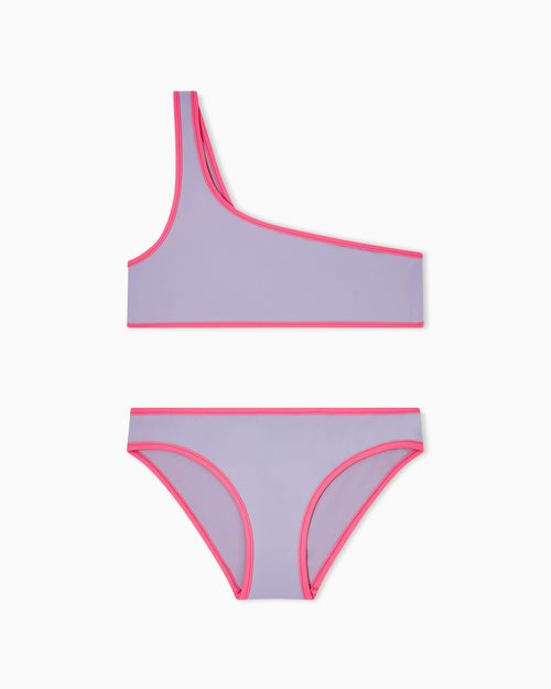 Girl one shoulder bikini