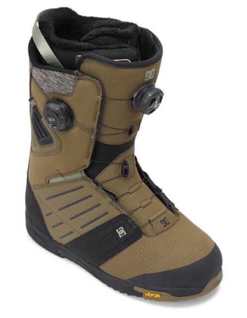 DC Shoes Men's Judge BOA Snowboard Boots - Micro-Adjustable Stable Snowboarding Boot with Insulated Liner & Molded Insole - Black/White