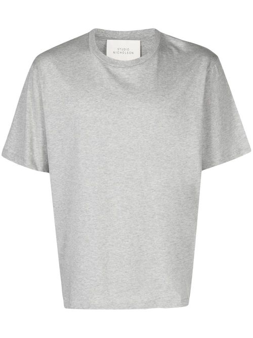 Cotton short-sleeve T-shirt - Grey