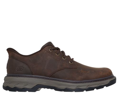 Skechers Men's Slip-ins Relaxed Fit: Lockett - Spence Boots in Black, 9 | Leather/Synthetic