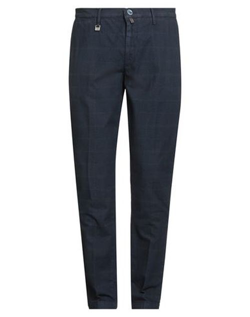 Man Pants Navy Size 28 Cotton, Polyester, Elastane