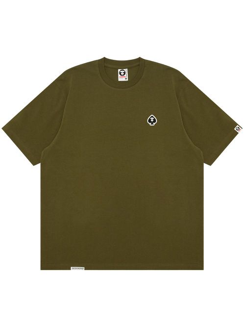 Logo appliqué cotton t-shirt - Green