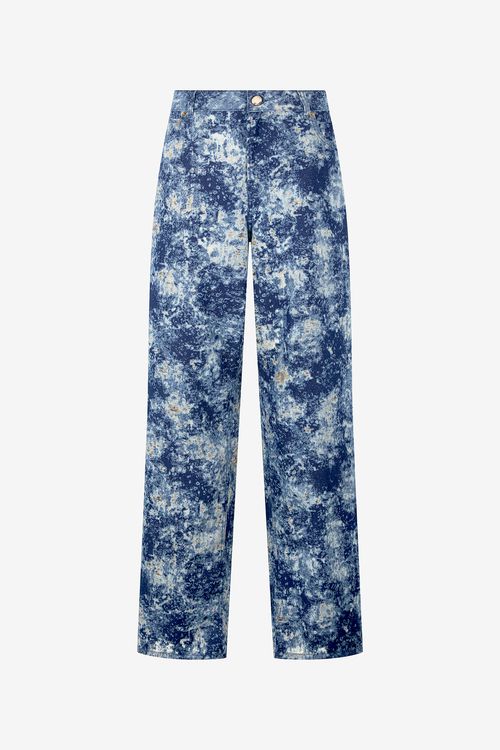 Loose Fit Bleached-effect Jeans