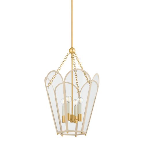 Aged Brass Lantern from the Clarisse Collection