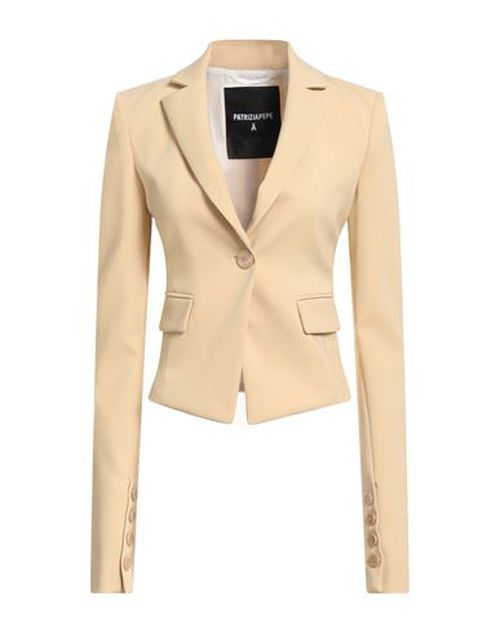 Woman Blazer Beige Size 10 Polyester, Elastane