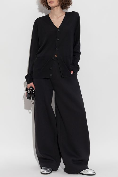 Wool Cardigan, Women's, Black