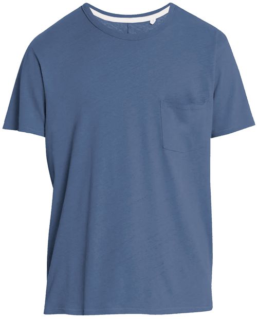 Rag And Bone Miles Tee In Principal Jersey Indigo