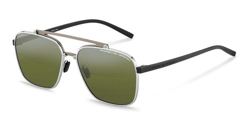 Porsche Design P8937 Polarized B Men's Sunglasses Silver