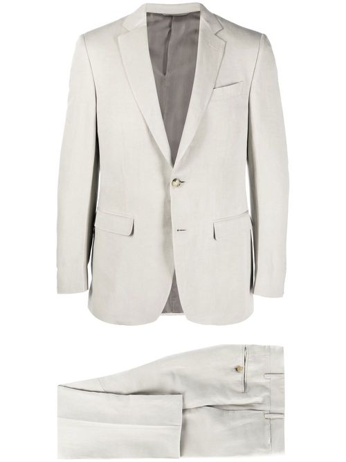 Single-breasted two-piece suit - Neutrals