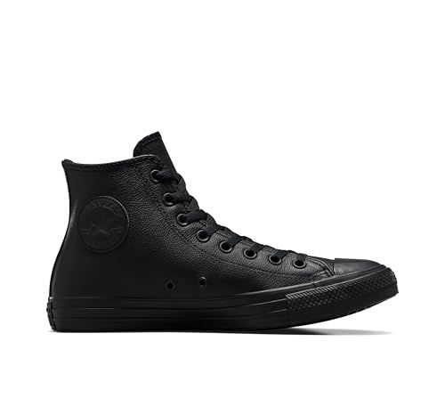 Converse Chuck Taylor® All Star® Leather Hi Black Mono Leather Men's