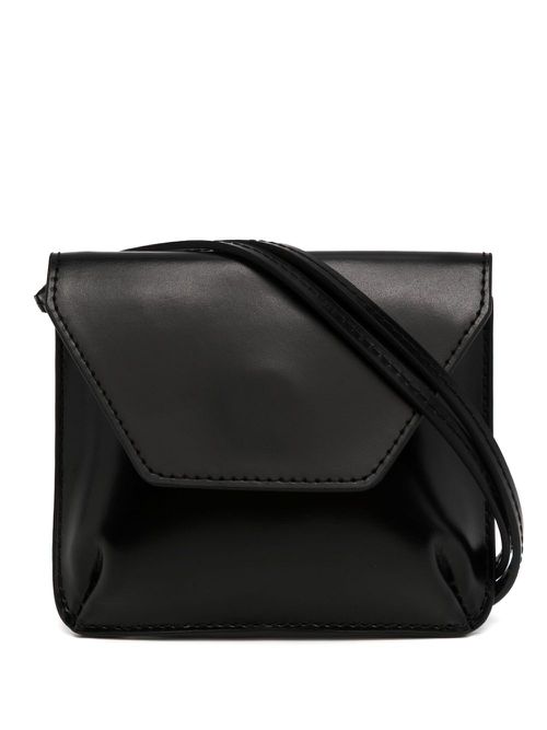 Recto mini necklace wallet - Black
