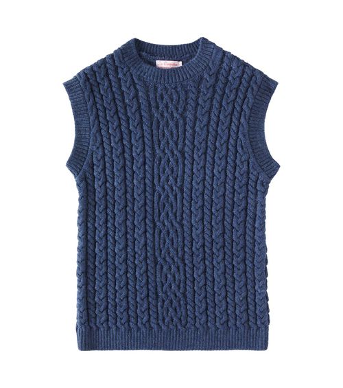 Alvaro cable-knit virgin wool sweater vest