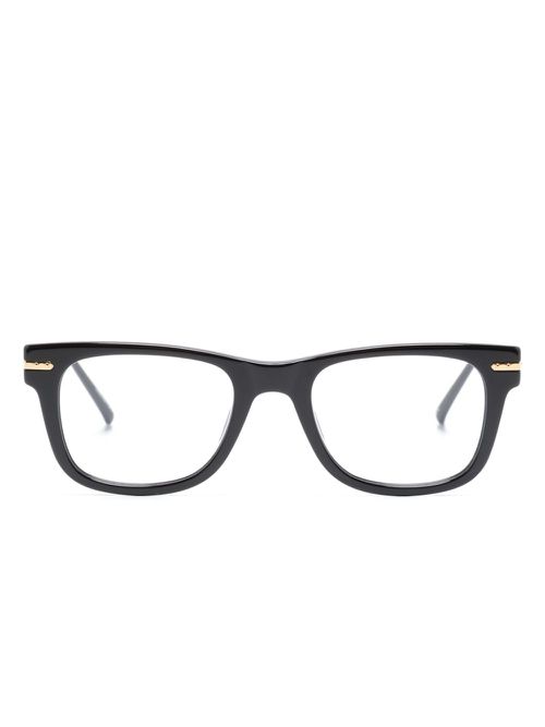 Portico square-frame glasses - Black