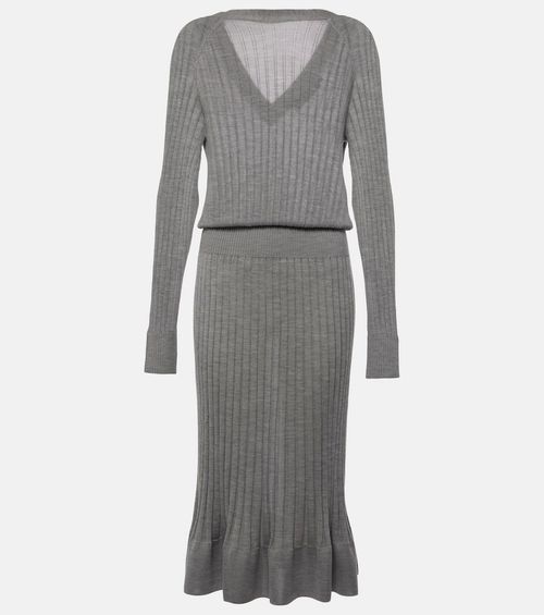 Eden wool-blend midi dress