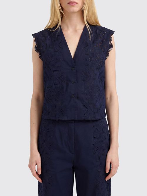 MOMONÌ Top Woman color Blue