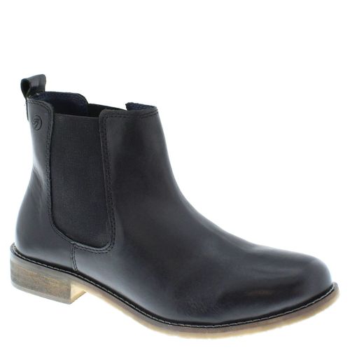 Frank James Aintree Ladies Leather Pull On Chelsea Boots - Elgin Black