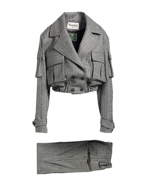 Woman Suit Grey Size S Wool, Cashmere