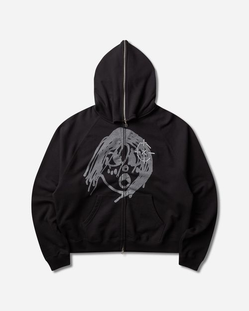 Men s Reflective Finesse Pup Full Zip After Hoodie Black