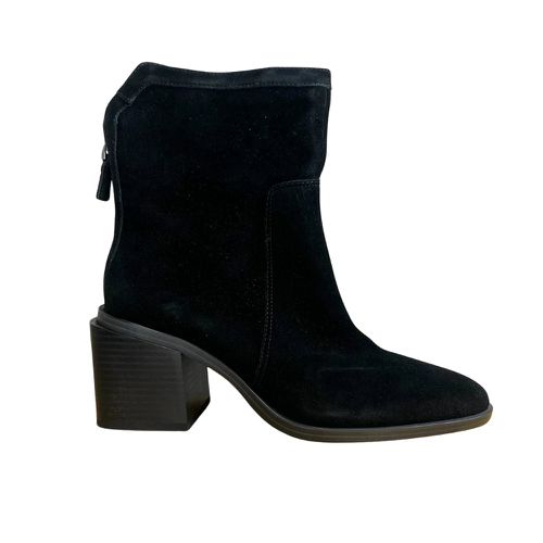 Kortimy Bootie Women's M Black Verona Suede Ankle Boots HAWK759