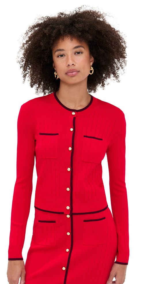 Diana Cardigan Red