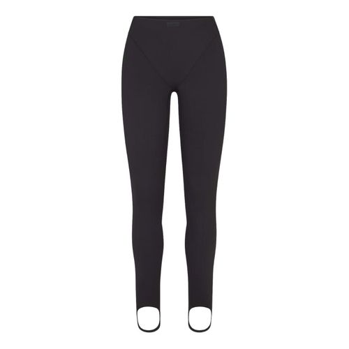 (WMNS) x SKIMS Matte V-Line Stirrup Legging 'Obsidian'