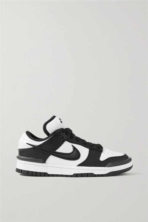 Dunk Low Twist Leather Sneakers - Black