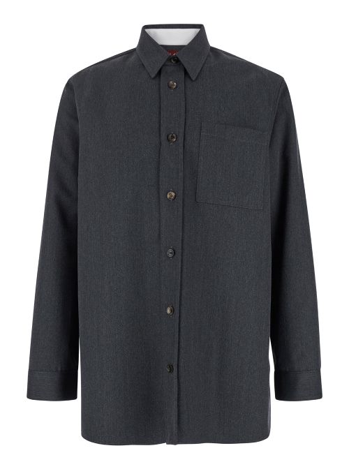 Wool Shirt — Gray