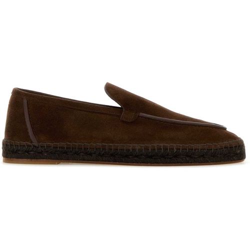 Castaner Chocolate Suede Neals Espadrille