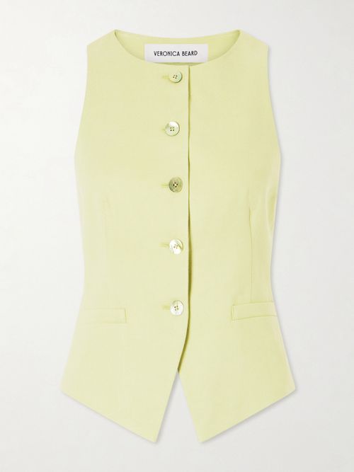 Hartwell Linen-blend Twill Vest