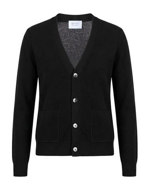 Woman Cardigan Black Size M Cashmere