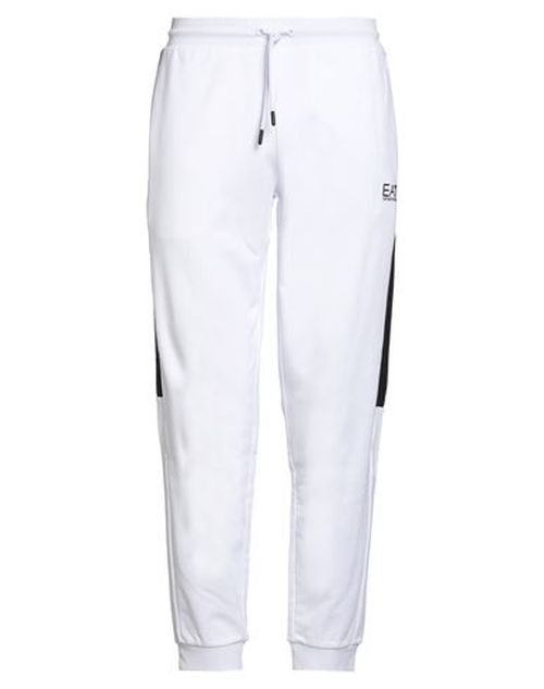 Man Pants White Size XL Cotton, Polyester, Elastane