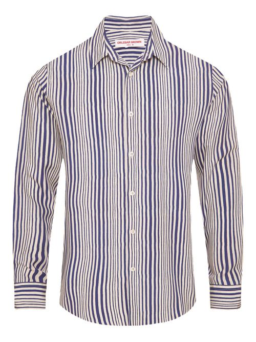 Orlebar Brown Giles shirt - Blue