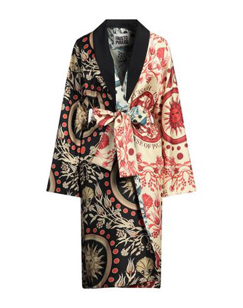 Woman Overcoat & Trench Coat Beige Size 8 Silk, Acetate