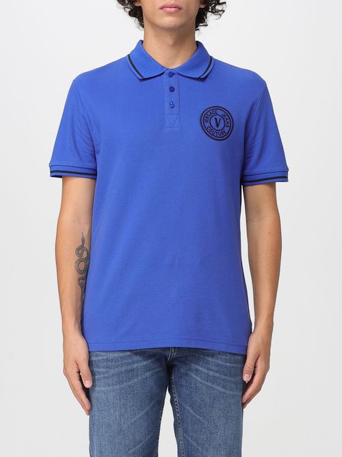Polo Shirt Men color Blue
