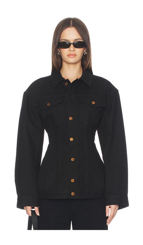 AGOLDE Myra Jacket in Black. L. Also in M, S