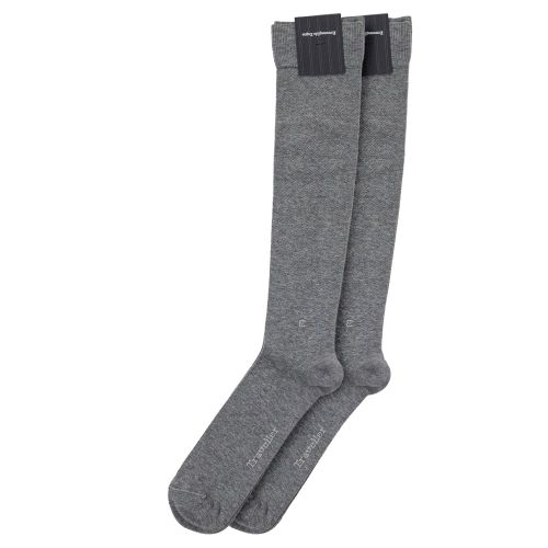 Cotton Blend Socks — Gray