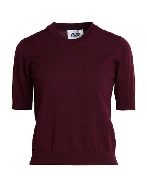 Woman Sweater Burgundy Size 12 Merino Wool