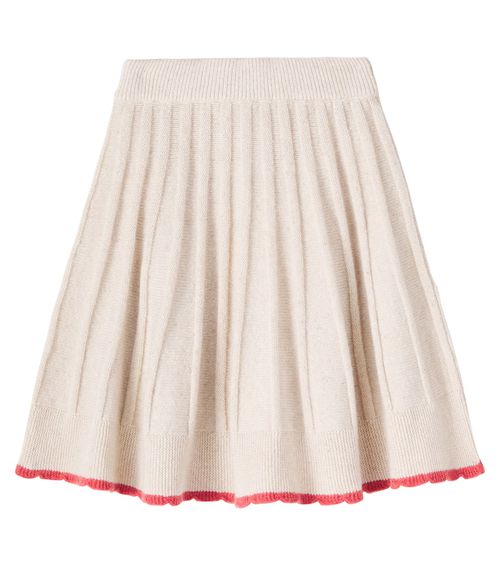 Sienna knitted wool-blend skirt