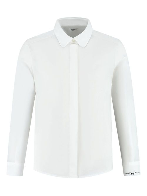 Logo-print shirt - White