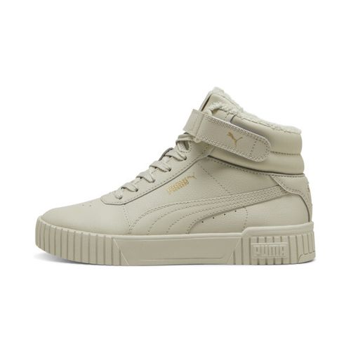 PUMA Carina 2.0 Winter Women's Mid Top Sneakers in Beige